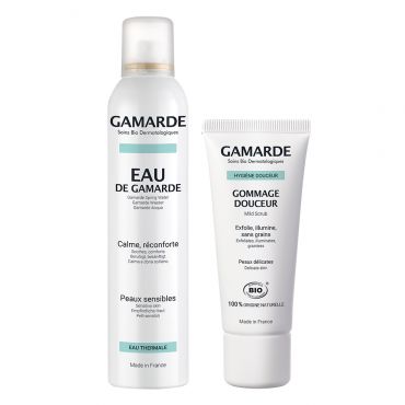 活泉噴霧＋輕柔臉部去角質霜組