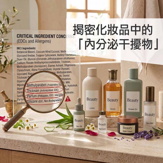 保養品也有環境賀爾蒙？揭密化妝品中的「內分泌干擾物」與 4 大避雷成分